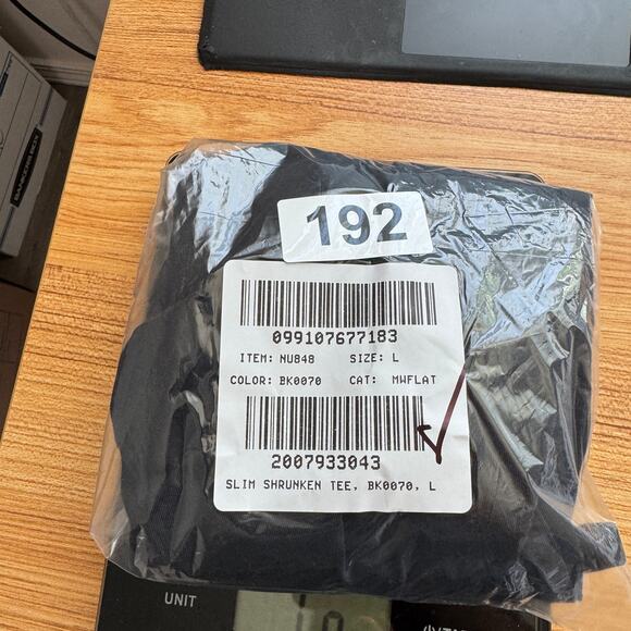 Madewell Essential Slim Tee WMNS L Black Lightweight Cotton Stretch Short Sleeve - Picture 7 of 7